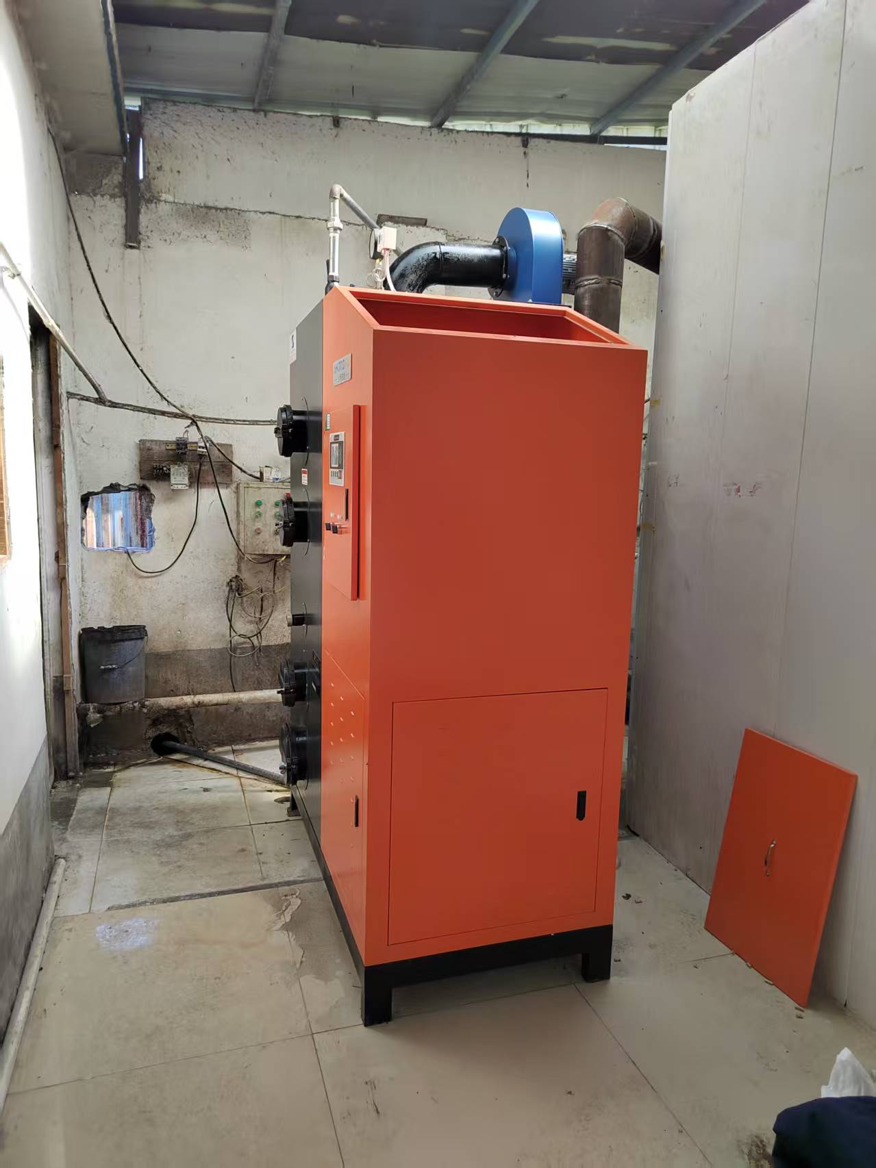 土豆粉加工廠用我司生物質(zhì)蒸汽發(fā)生器應用于土豆粉蒸煮