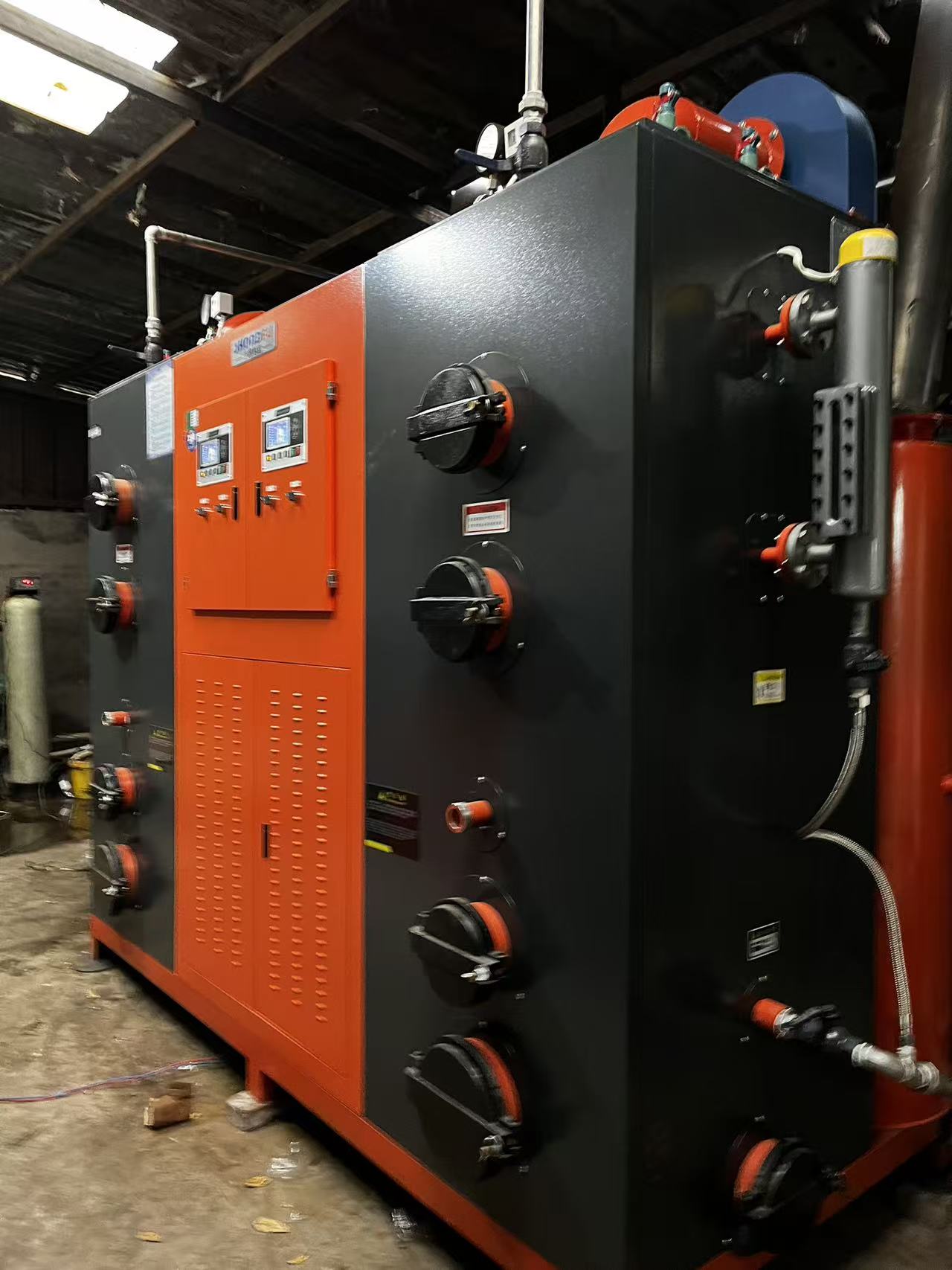 安陽面筋加工廠蒸面筋用我司生物質(zhì)蒸汽發(fā)生器